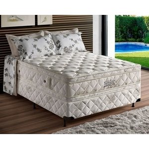 Colchão Queen Shalom Life 21 Massagem Infravermelho Magnético Terapêutico Energia Quântica Sleep Dor