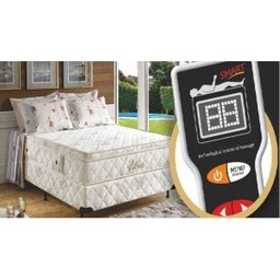 Colchão King Shalom Life Super Terapêutico Magnético com Massagem Infravermelho Sleep Energia Quânti - 3