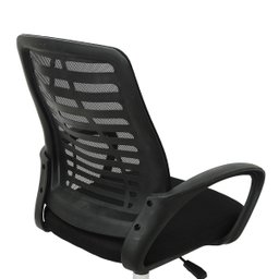 Cadeira Secretária Giratória Mesh Braço Flexível Best Chair Home Office Preta - 4