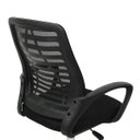 Ver imagem 4 de Cadeira Secretária Giratória Mesh Braço Flexível Best Chair Home Office Preta
