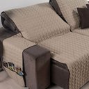 Ver imagem 3 de Protetor de Sofá Retrátil Shield Hipercal 400 Fios Dupla Face 2,20m - Caqui/tabaco Mr Enxovais Retra