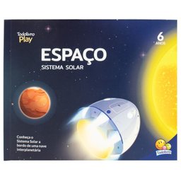 Box Quebra Cabeça Espaço com Livro Ilustrativo Todo-livro Todolivro Play Livro com Quebra-cabeça Exp - 4