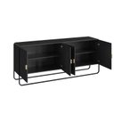 Ver imagem 2 de Balcão Buffet 180cm 4 Portas Organico Pé Metal Luna Artesano