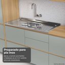 Ver imagem 5 de Cozinha 6 Peças Nesher Rainha Cristaleira 100% MDF