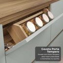 Ver imagem 6 de Cozinha 6 Peças Nesher Rainha Cristaleira 100% MDF