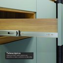 Ver mais imagens de Cozinha 6 Peças Nesher Rainha Cristaleira 100% MDF