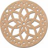 Escultura em Mdf Recorte Mandala estrela 60x60 M4 - 1