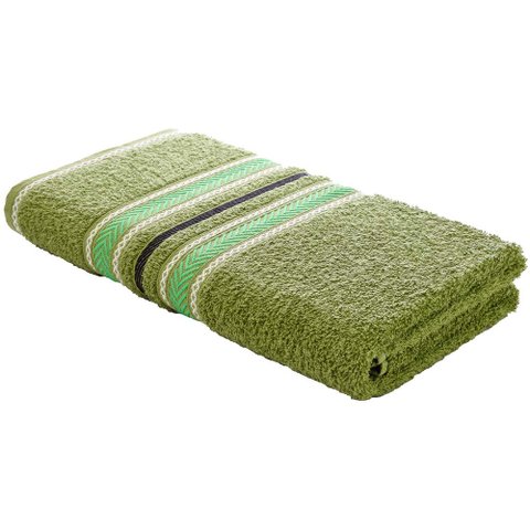 Toalha de Banho Modelo Sedução Perfeito Estilo Verde Musgo