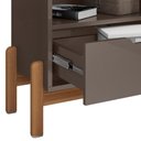 Ver imagem 5 de Mesa de Cabeceira 1 Gaveta 004015 Cinza Perola Dcasa Cinza Perola