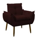 Ver imagem 3 de Poltrona Decorativa Sala de Estar Escritório Quarto Prime: Marsala
