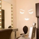 Ver imagem 1 de Adesivo de Parede Sobrancelha e Cílios - Branco