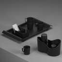 Ver imagem 4 de Kit 24 Bandejas Servir Self Service 45x29cm Restaurante Hotel Fast Food Coza Plástica Grande