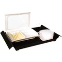 Ver imagem 6 de Kit 24 Bandejas Servir Self Service 45x29cm Restaurante Hotel Fast Food Coza Plástica Grande