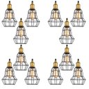Ver imagem 1 de Kit 12 Pendente Aço Taschibra 40w Vintage 160 Preto Lustre