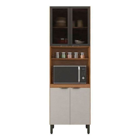 Paneleiro Firenze 2 Portas de Vidro 2 Portas Mdp 94551 Demóbile