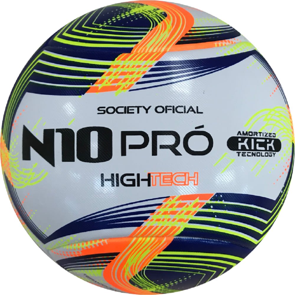 Bola de Futebol Society N10pró Hightech Pto - 1