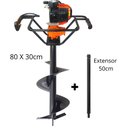 Ver imagem 1 de Perfurador de Solo VPS520 Vulcan Broca 80x30cm + Extensor de 50cm Ideal Para Colocações de Mourõ