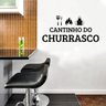 Adesivo Decorativo Parede Cantinho do Churrasco - 1