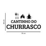 Adesivo Decorativo Parede Cantinho do Churrasco - 2