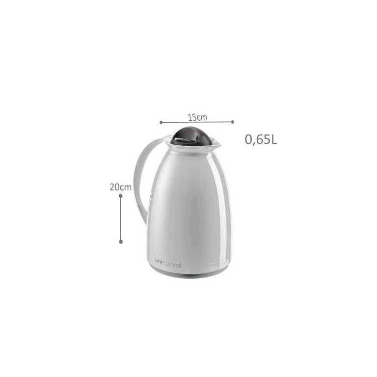 Garrafa térmica 650ML branca