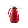 Garrafa térmica vermelha 650L - Unitermi - 1