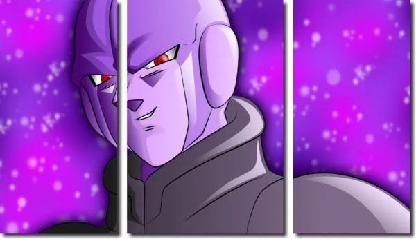 Quadro Decorativo Dragon Ball Z Goku Super Sayajin 3 Peças - 1