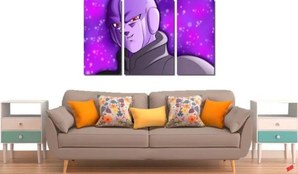 Quadro Decorativo Dragon Ball Z Goku Super Sayajin 3 Peças - 2