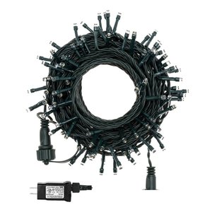 Kit 3 Cordão 300 Leds C/ Função 30m Morno Fio Verde 31V