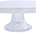 Ver imagem 5 de Boleira de Vidro com Pé Prato Multiuso Redondo Porta Bolo 33cm