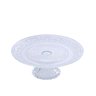 Boleira de Vidro com Pé Prato Multiuso Redondo Porta Bolo 33cm - 3