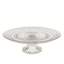 Ver imagem 1 de Boleira de Vidro com Pé Prato Multiuso Redondo Porta Bolo 33cm