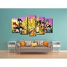 Quadro Dragon Ball goku super sayajin 5 Peças Para Sala - 2