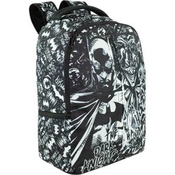Mochila Costas Batman e Coringa Preto Branco Retrô Original - 2