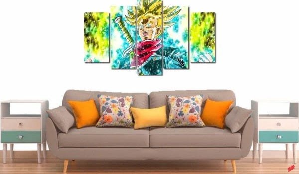 Quadro Decorativo Dragon Ball Goku Super Sayajin 5 Peça M21 no Shoptime