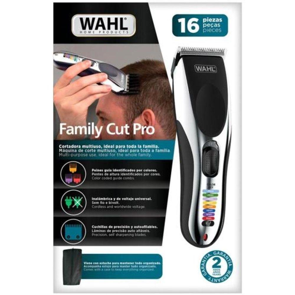 Máquina de Corte Wahl Family Pro Cut Bivolt MadeiraMadeira