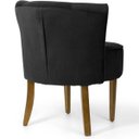 Ver imagem 5 de Kit 2 Poltronas Decorativas Base de Madeira Ayla Veludo Preto - Gran Belo