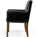 Ver imagem 4 de Kit 2 Poltronas Decorativas Base de Madeira Liverpool Couríssimo Preto Tressê -