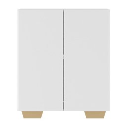 Armário Lavanderia com 2 Portas Multimóveis MP5023 Branco/Natural - 5