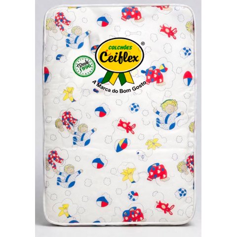 Colchao Infantil 100x70x10 Impermeavel D18 Berco Chiquerinho