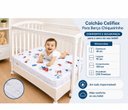 Ver imagem 6 de Colchao Infantil 100x70x10 Impermeavel D18 Berco Chiquerinho