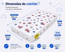 Ver imagem 5 de Colchao Infantil 100x70x10 Impermeavel D18 Berco Chiquerinho