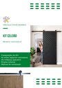 Ver imagem 6 de Kit P/ Porta Celeiro 2 Roldanas Aparente - Cantoneira 1,10 M - Preto - Al-fer
