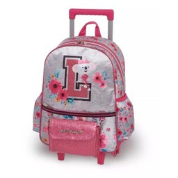 Mochila Rodinha Lilica Ripilica Bolsinha Original Prata - 1