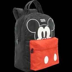 Mochila de Costas Juvenil Short Mickey Mouse Preta Original - 2