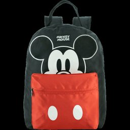 Mochila de Costas Juvenil Short Mickey Mouse Preta Original - 1