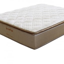 Colchão Queen Prorelax Brilhante 158x198x34 Mola Ensacada Pillow Top Caramelo Com Branco  - 2