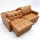 Ver imagem 3 de Sofá de Couro Legítimo Retrátil e Reclinável Cannes 200 Cm