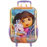 Mochila Escolar infantil Grande Com Rodas Dora Aventureira - Xeryus - Rosa - 1