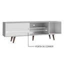 Ver imagem 5 de Rack Madesa Dubai para TV até 65 Polegadas com Pés Branco/Rustic 095Z Cor:Branco/Rustic