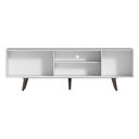 Ver mais imagens de Rack Madesa Dubai para TV até 65 Polegadas com Pés Branco/Rustic 095Z Cor:Branco/Rustic